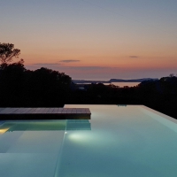 Ibiza Luxus Villa mit Pool -  Can Cristal - Minimalistische Villa Panorama Meerblick