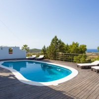 Ibiza Ferienhaus mit Meerblick - Can Mistral