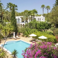 Ibiza Villa mit Pool - Can Octavia Vildu tropischem Garten & Tennisplatz